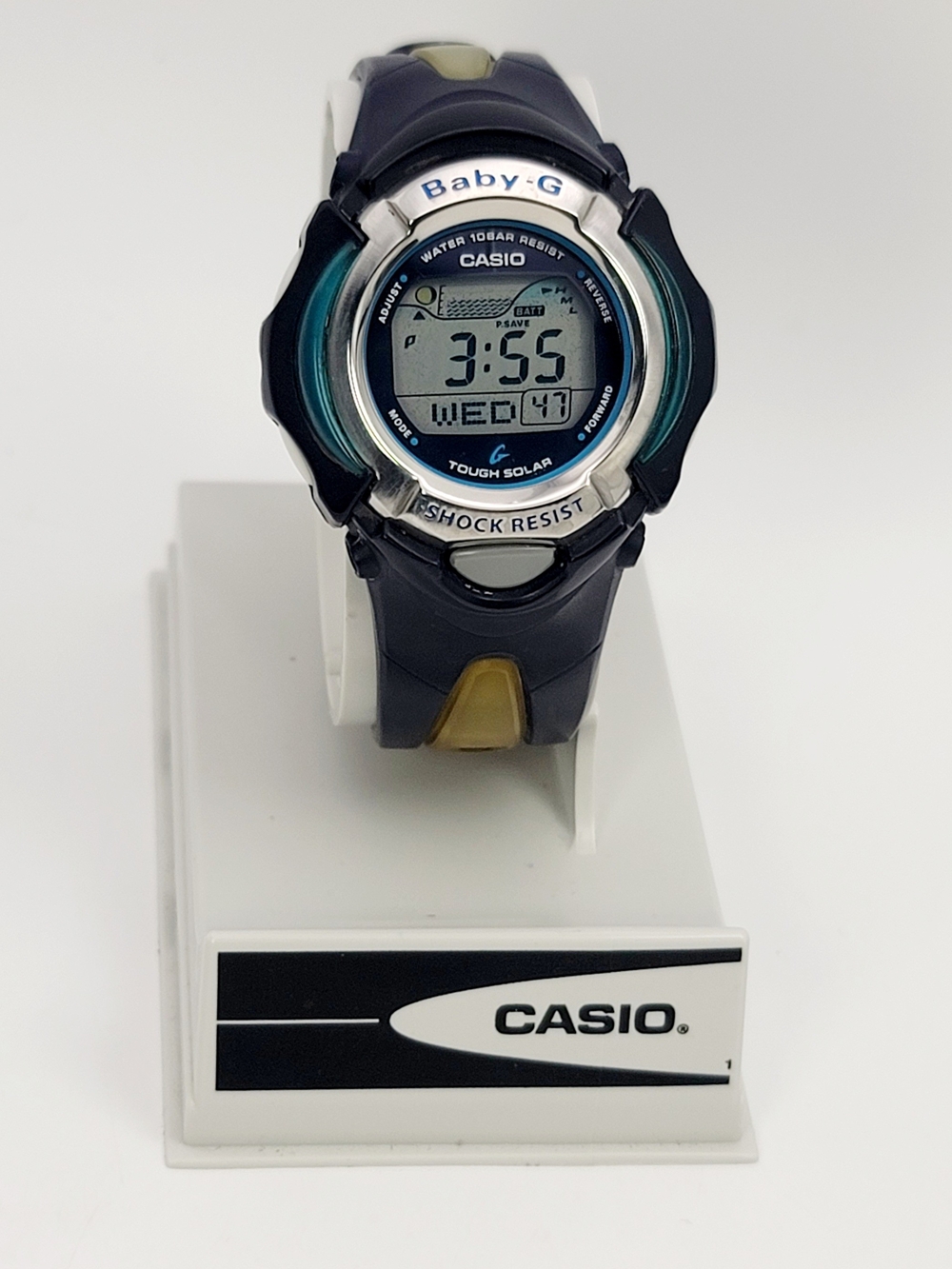 Casio Baby-G BGX-220 Tough Solar Tide Graph Blue Digital Watch Module 2611 Japan